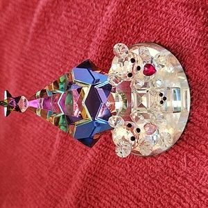 Crystal Christmas scene